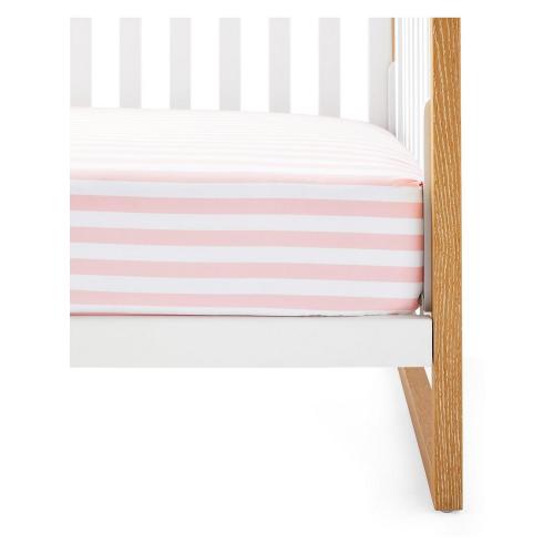 Beach Club Stripe Crib Sheet | Serena and Lily