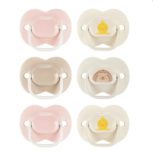 Anytime Pacifiers- Multi Pink- 0-6 months