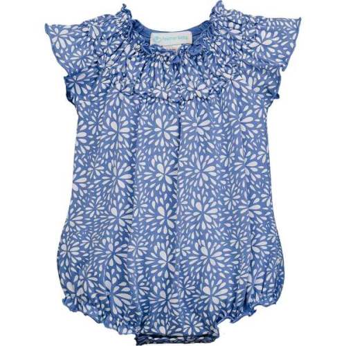 Ruched Bubble, Splashes on Blue - Feather Baby | Maisonette