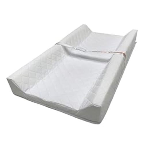 Summer by Ingenuity Contoured Changing Pad – Includes Waterproof Changing Liner and Safety Fastening Strap with Quick-Release Buckle - Contoured Pad - (Pack of 1)