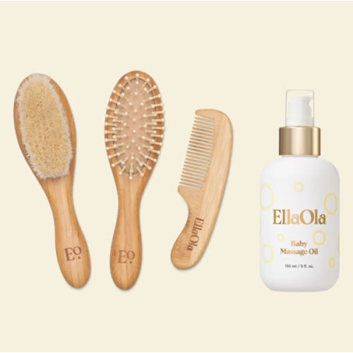 The Brush & Oil Cradle Cap Duo