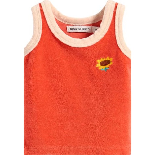 Sunflower Terry Cloth Tank, 12M