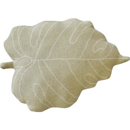 Baby Leaf Knit Cushion