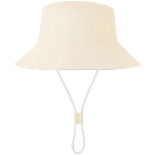 Baby Sun Hat UPF 50+ Sun Protective Toddler Bucket Hat Summer Kids Beach Hats Wide Brim Outdoor Play Hat for Boys Girls