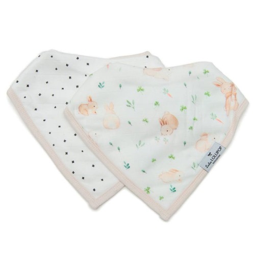 Muslin Bandana Bib Set
