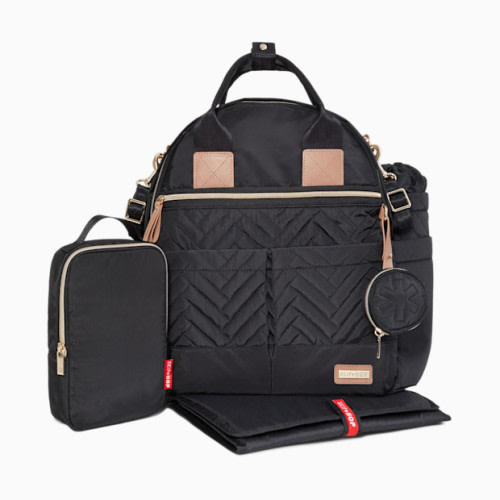 Suite 6-Piece Diaper Backpack - Black