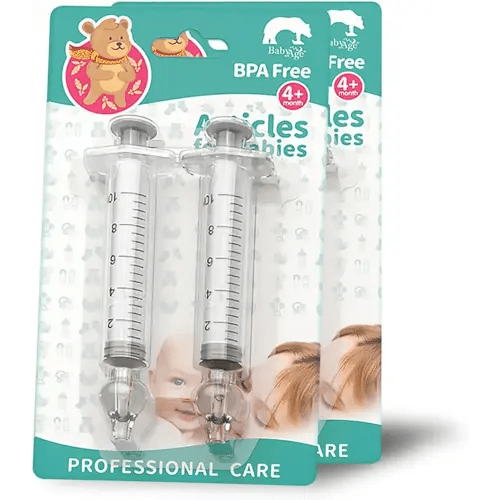Nasal Syringe for Baby - 4PCS - Safe Silicon Baby Nasal Aspirator Qucik Syringe Nose Cleaner Rinsing Tool for Baby/Infant/Kid