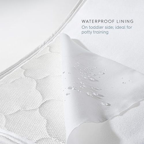 HALO DreamWeave Baby Crib Mattress and Toddler Bed, Dual Sided 2-Stage Design, 100% Breathable, Machine Washable Cover, Hypoallergenic, Non-Toxic Materials, Greenguard  Cert.