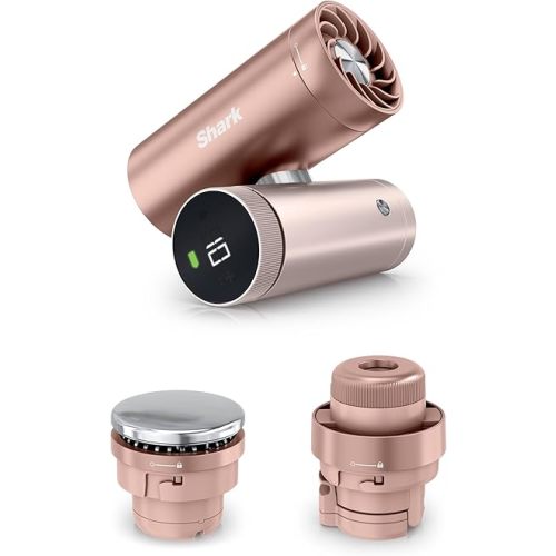 Shark ChillPill – The Only 3-in-1 Personal Cooling System with Fan, InstaChill Cooling Plate & Dry-Touch Mist – Portable, Handheld, Drops Skin Temp Up to 16°F, 10 Speeds, Rose Gold, FA022GD