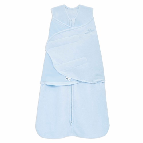 Blue Micro-Fleece Swaddle S | HALO