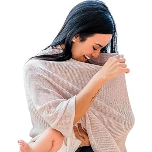 Nursing Cover, Cover for Breastfeeding, Feeding Cover for Breastfeeding, Breathable Nursing Cover, Machine Washable & Dryer Safe Nursing Cover Up