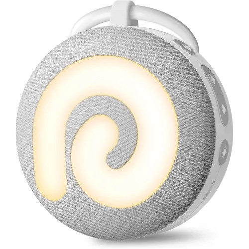 Dreamegg Portable Sound Machine Baby - D11 White Noise Machine for Baby Sleeping with Night Light, White Noise, Lullaby, Nature Sounds, Child Lock, USB Rechargeable Sound Machine for Travel Nursery