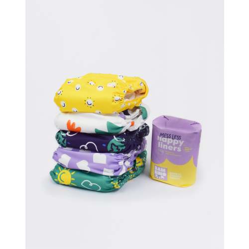 the Give-it-a-go bundle - Bambino Mio Revolutionary Cloth Diapers