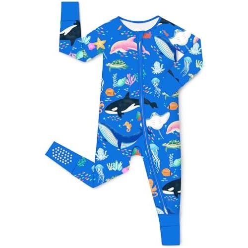 Baby Convertible Footie Pajama, Zipper Pajamas, Footed Pjs