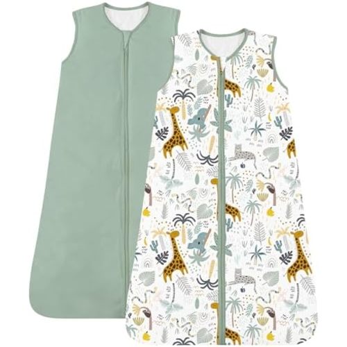 TOTCHILL Baby Sleep Sack, 1.0 TOG Cozy Wearable Blanket, Soft Sleeping Bag with Zipper, Toddler Sleep Sack 0-3-6-12-24-3T