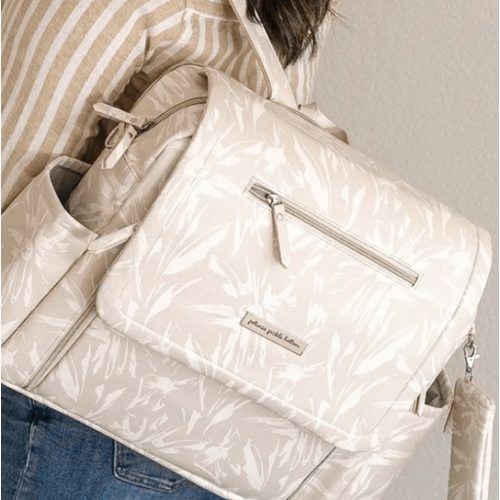 Boxy Backpack Deluxe in Linen Blossoms