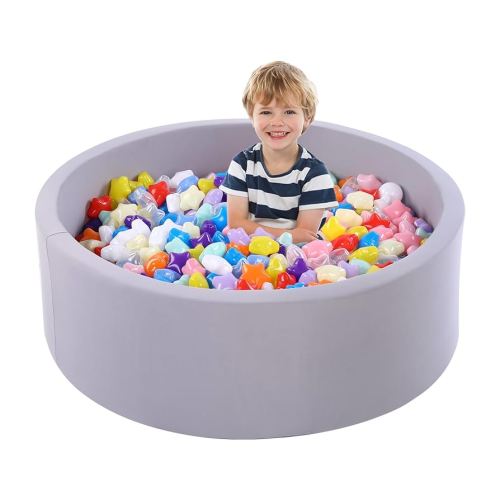 MoonxHome Foam Ball Pit, 35.4"x 11.8" Ball Pits for Toddlers, Soft Round Kiddie Baby Playpen Ball Pool for Kids