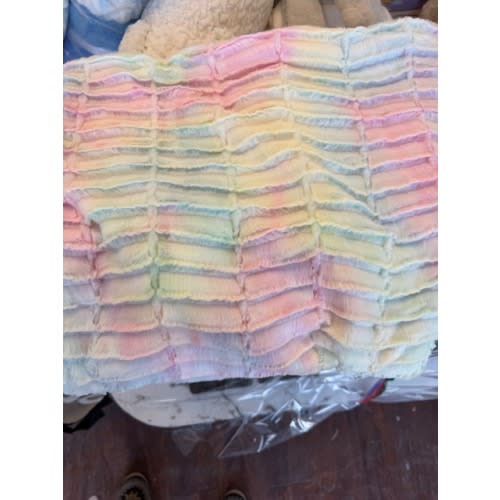 Stroller blanket with 1st name