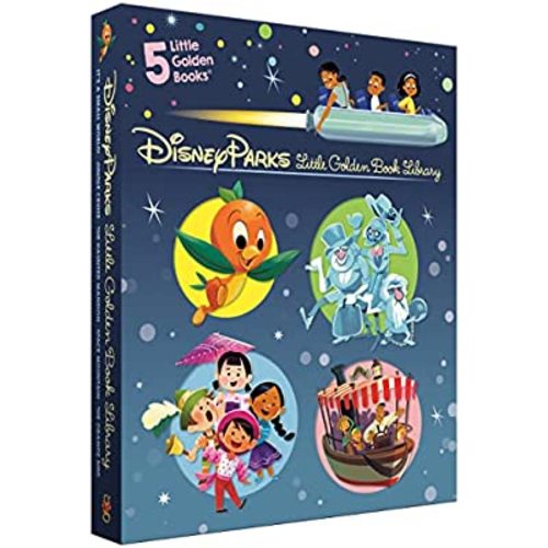 Disney Parks Little Golden Book Library (Disney Classic): It's a Small World, The Haunted Mansion, Jungle Cruise, The Orange Bird, Space Mountain