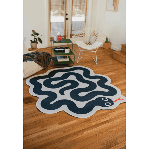 Johann Banta Spiral Snake Design Rug