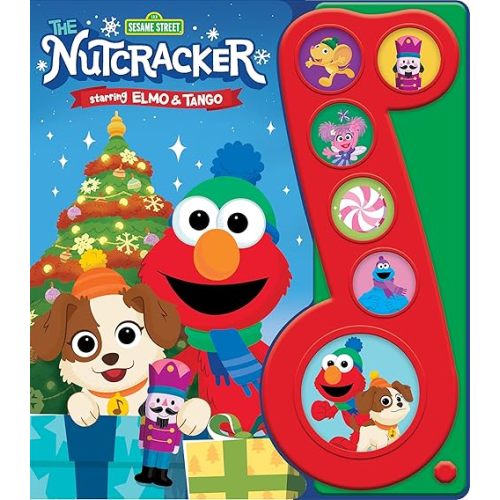 Sesame Street - The Nutcracker Starring Elmo & Tango Sound Book - Join Elmo for Tango’s First Christmas - PI Kids Board book – Sound Book, September 3, 2023