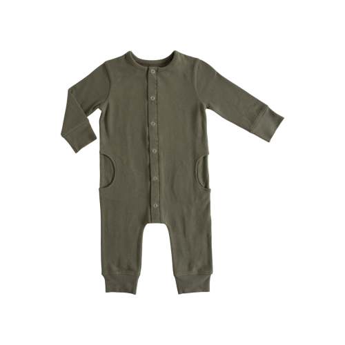 Essentials Romper - Olive (6-12 mos.)