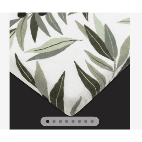 Babyletto All-Stages Bassinet Sheet in GOTS Certified Organic Muslin Cotton