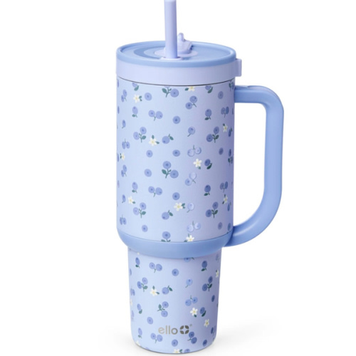 40 oz Oasis Stainless Steel Tumbler- BLUEBERRY