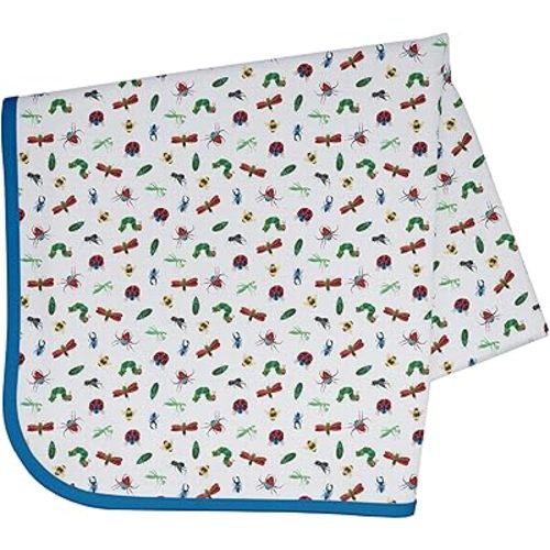 BapronBaby Eric Carle Bug World Splash Mat - Waterproof Catch-All for Under High Chairs, Floors, Tables, Playtime or Arts & Crafts - Machine Washable - 45" x 45”
