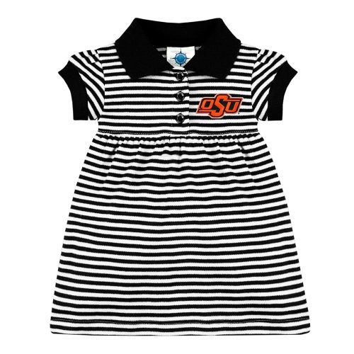 Creative Knitwear College Baby Polo Dress w/Bloomer - Team Logo, Multiple Colors, for Baby Girls (0-12 Months)