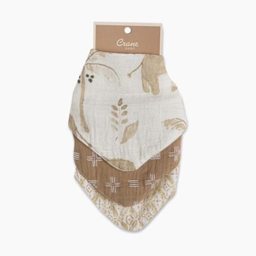 Cotton 4 Layer Muslin Bib Set (3 Pack) - Kendi