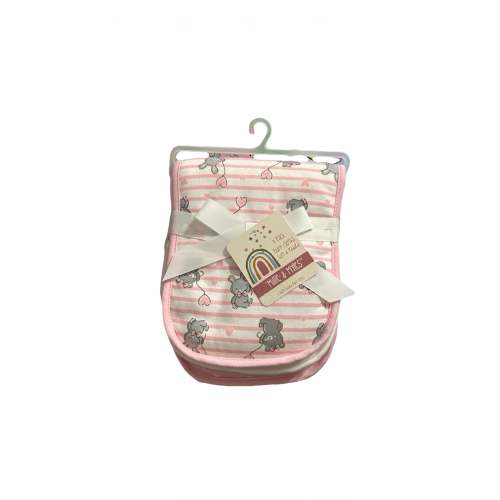 Millie & Myles 3pk Baby Girl Burp Cloths