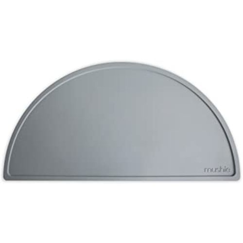 mushie Silicone Placemat for Kids | BPA-Free Non-Slip Design (Stone)