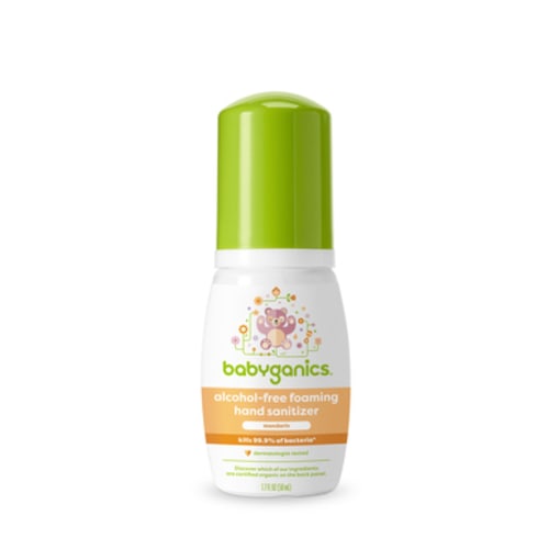 alcohol-free foaming hand sanitizer, mandarin, on-the-go