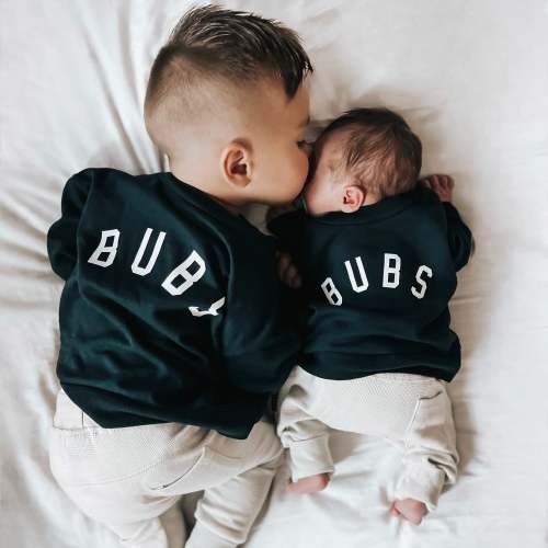 Baby Black "Bubs™" Everyday Boys Sweatshirt