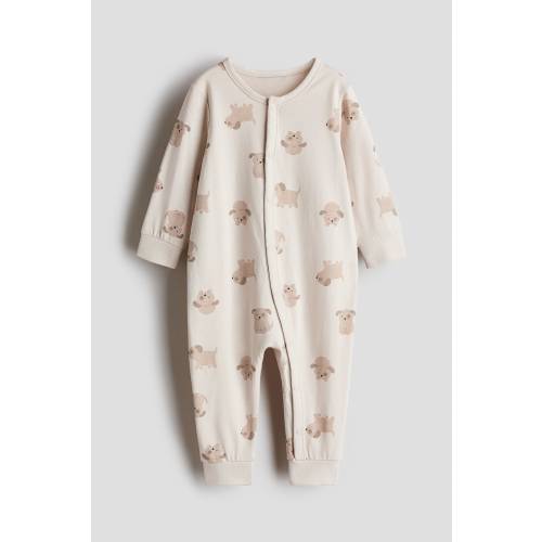 PATTERNED PAJAMA JUMPSUIT