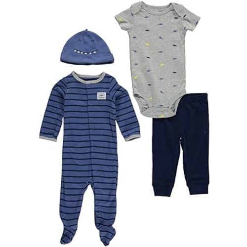 Carters Baby Clothing Outfit Boys 4-Piece Take-Me-Home Set Baseball