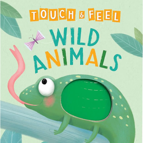 Wild Animals: A Touch and Feel Book - Children's Board Book - Educational