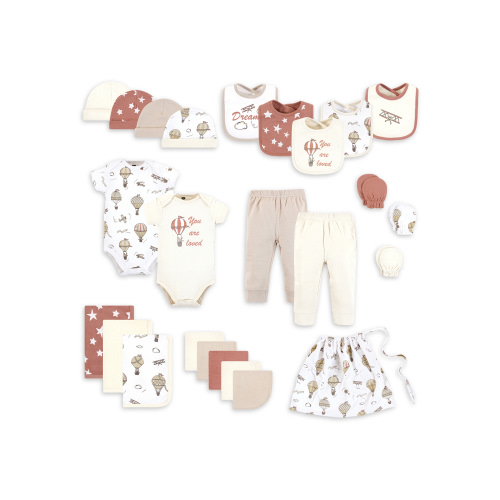 Hudson Baby Shower Gift Sets, 25-Piece, Sizes Newborn-6 Months