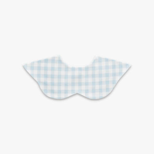Picnic Gingham Winglet Bib - Blue | Gooselings