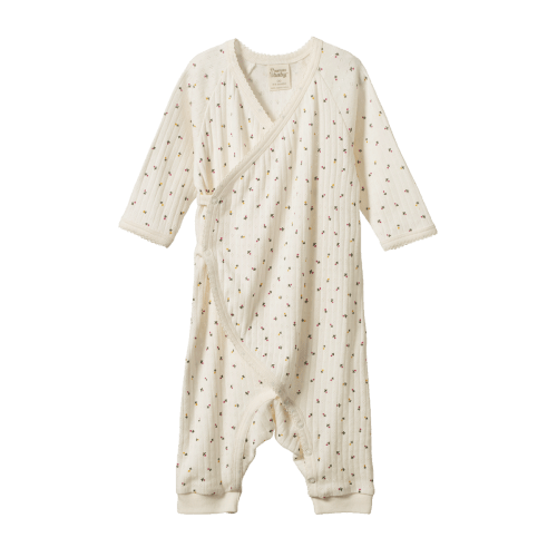 Pointelle Kimono Stretch and Grow 0-3M