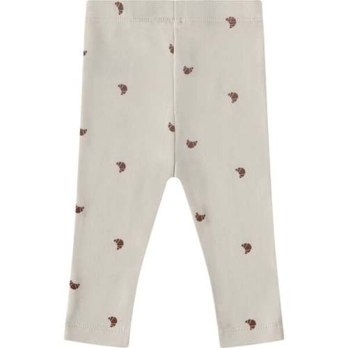 Crossiant Print Straight Fit Leggings, Cream - Babyface | Maisonette
