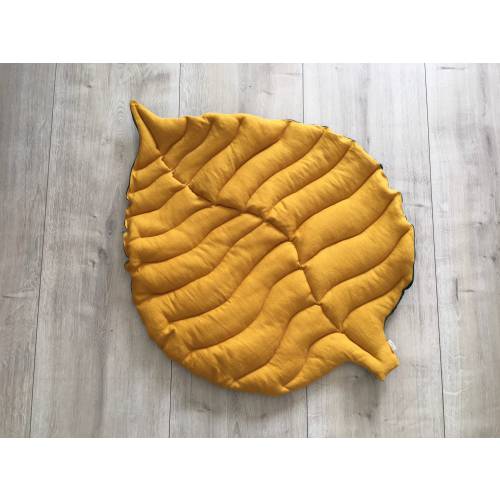 Baby Playmat, Natural Play Mat, Linen Play Mat, Quilted Play Mat