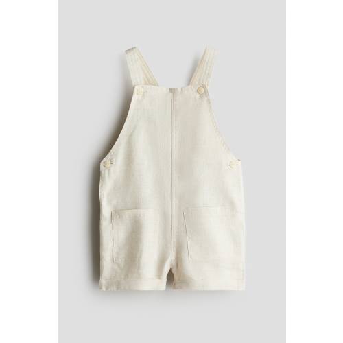 LINEN OVERALL SHORTS