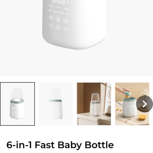 6-in-1 Fast Baby Bottle Warmer