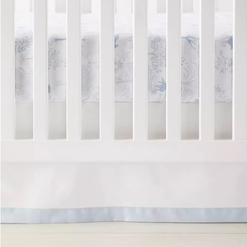 Border Frame Crib Skirt | Serena and Lily