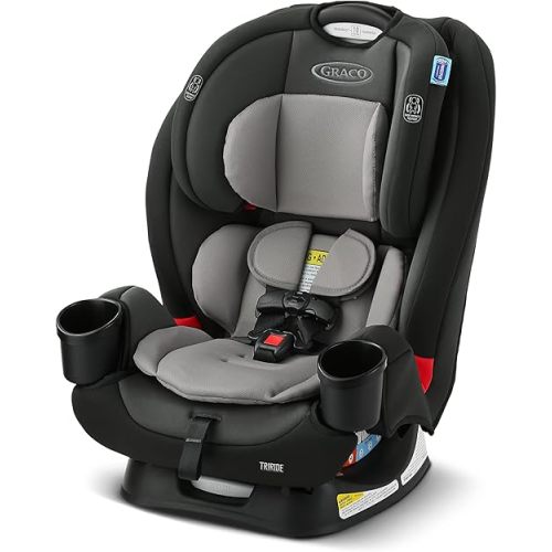 Graco TriRide 3-in-1 Convertible Car Seat - Highback Booster, Forward & Rear Facing modes, Suitable from Newborn to Preschooler, Perfect for Long Journeys in Redmond Color