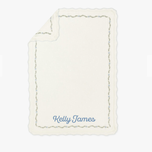 AERIN Pointelle Baby Blanket | Pottery Barn Kids