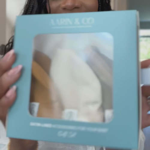 Newborn Satin Lined Jersey Beanie Gift Set-Neutral – Aarin & Co.