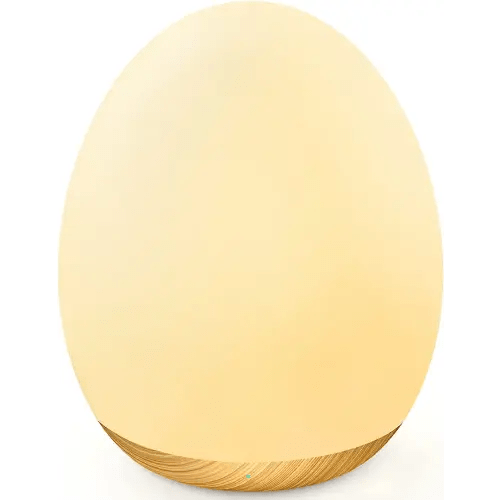 Night Lights for Kids Room, MediAcous Baby Night Light with 7 Colors Changing & Dimming Function, Rechargeable Kids Night Light with 1 Hour Timer & Touch Control, Up to 100H, Wood Grain